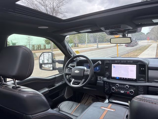 2024 White Metallic Ford Super Duty F-250 SRW Platinum 4X4 Truck