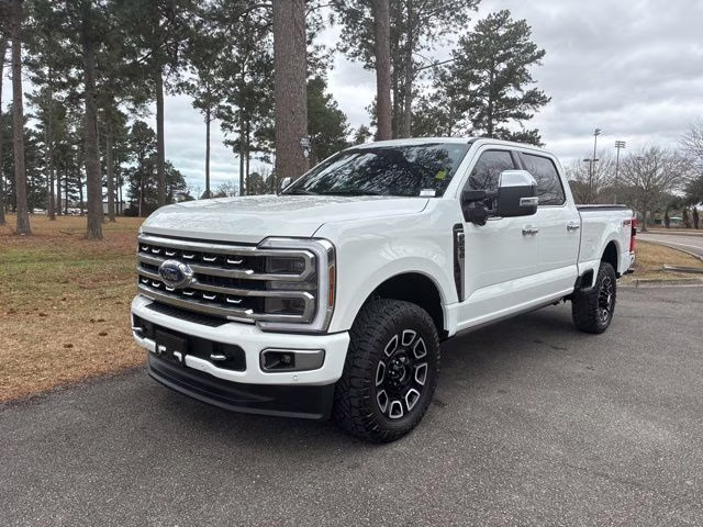 2024 White Metallic Ford Super Duty F-250 SRW Platinum 4X4 Truck