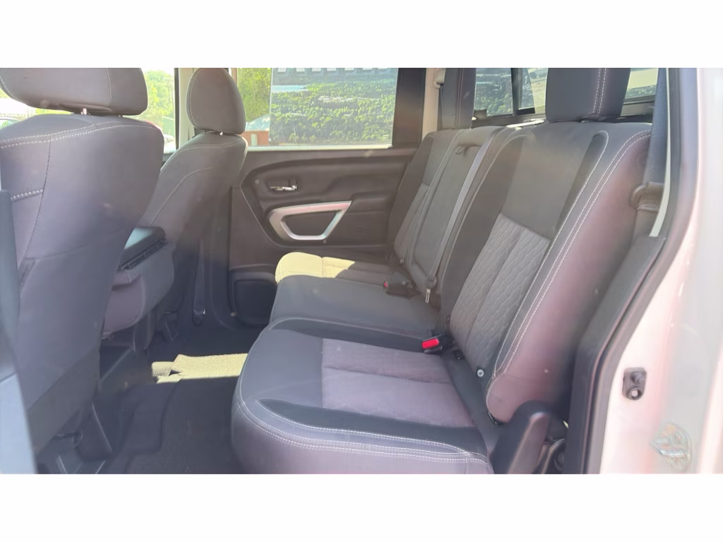 2023 Glacier White Nissan Titan SV 4X4 Truck