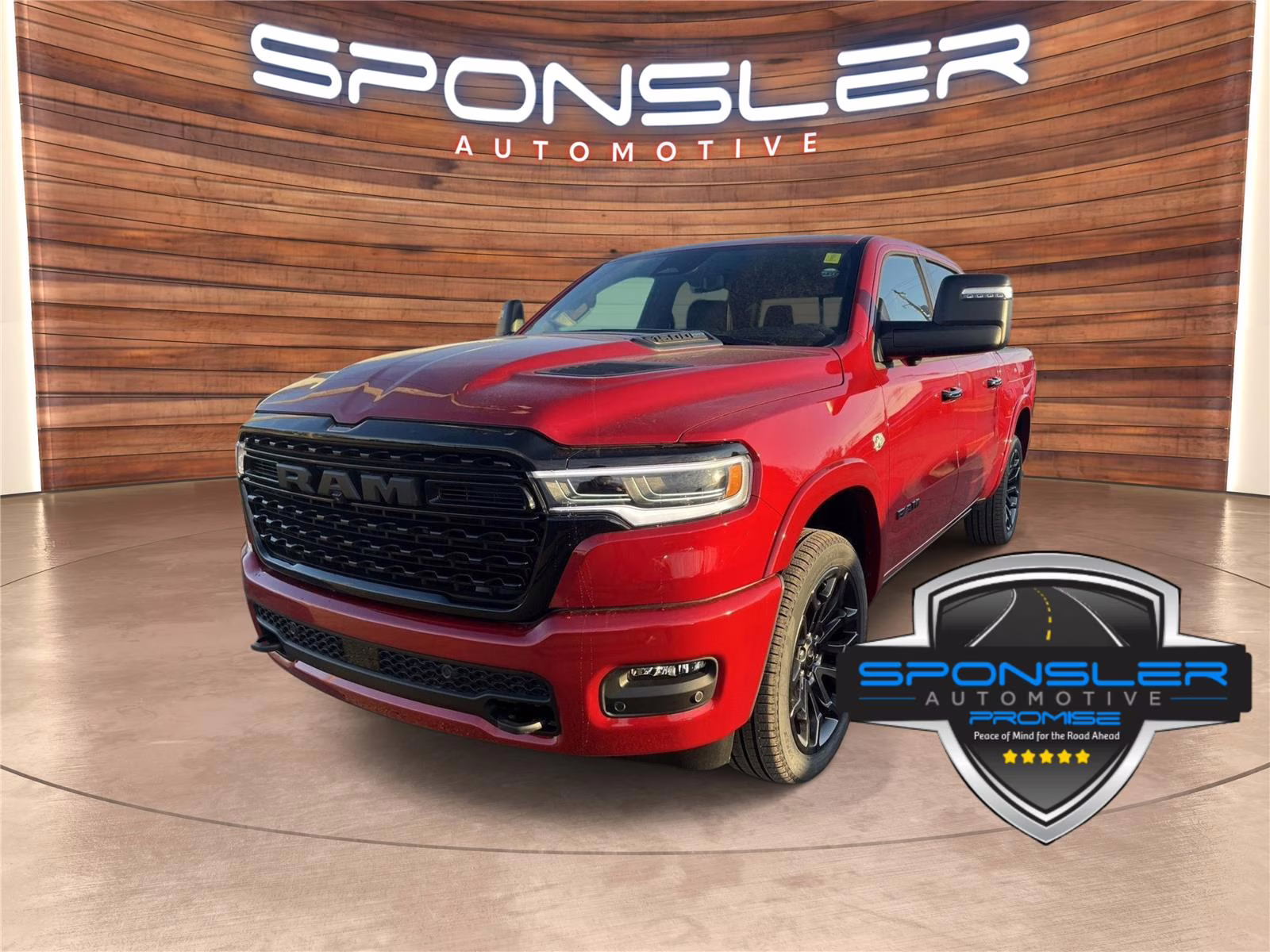2026 Molten Red Pearlcoat Ram 1500 Limited 4X4 Truck