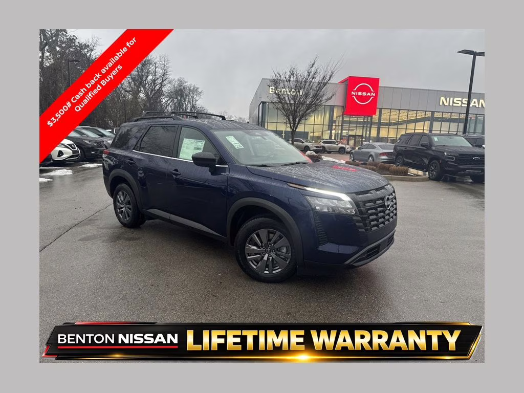 2026 Deep Ocean Blue Pearl Nissan Pathfinder SV 4X4 SUV