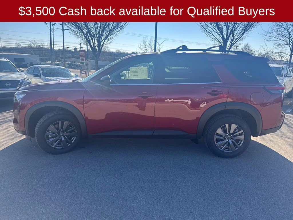 2026 Scarlet Ember Tintcoat Nissan Pathfinder SV 4X4 SUV