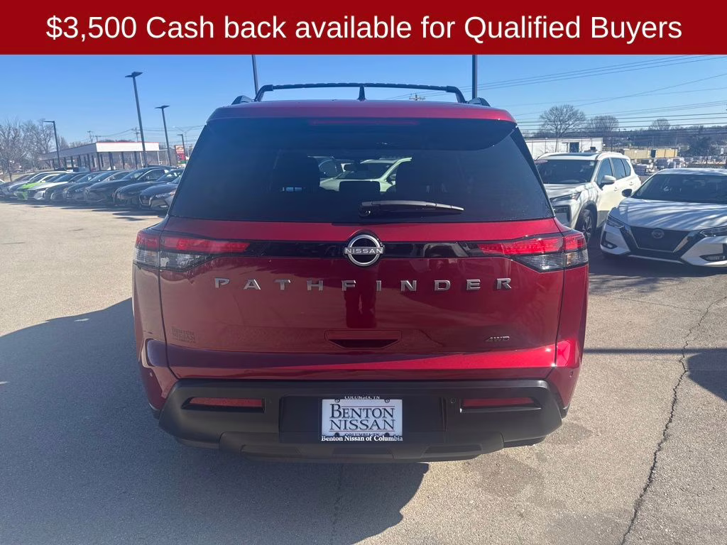 2026 Scarlet Ember Tintcoat Nissan Pathfinder SV 4X4 SUV