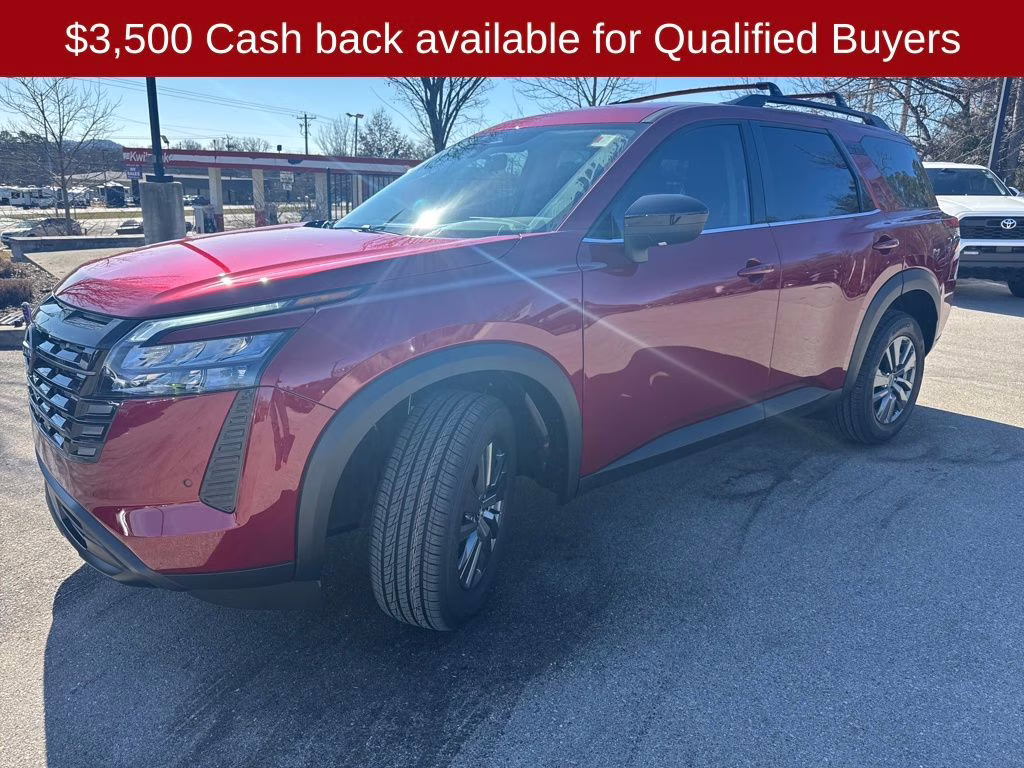 2026 Scarlet Ember Tintcoat Nissan Pathfinder SV 4X4 SUV