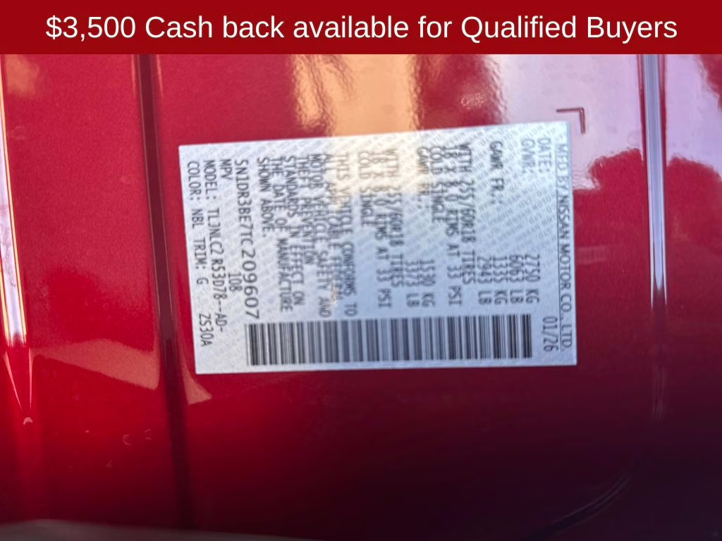 2026 Scarlet Ember Tintcoat Nissan Pathfinder SV 4X4 SUV