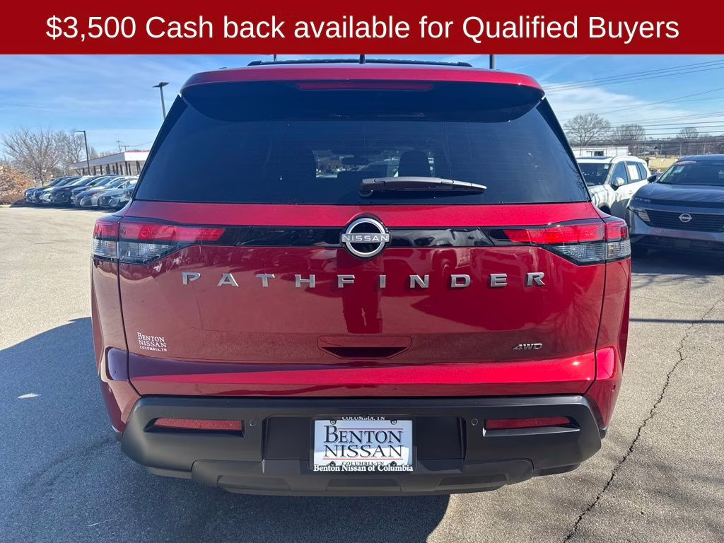 2026 Scarlet Ember Tintcoat Nissan Pathfinder SV 4X4 SUV