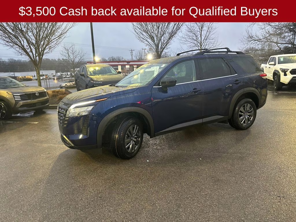 2026 Deep Ocean Blue Pearl Nissan Pathfinder SV 4X4 SUV