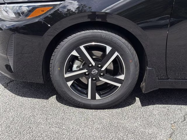 2025 Super Black Nissan Sentra SV FWD Sedan
