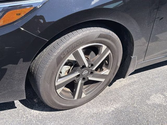 2025 Super Black Nissan Sentra SV FWD Sedan