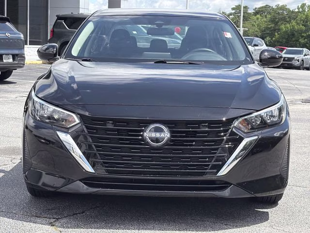 2025 Super Black Nissan Sentra SV FWD Sedan