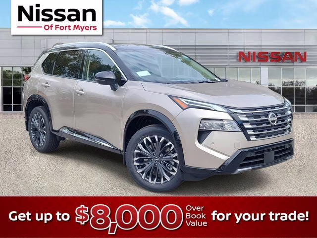 2026 Champagne Silver Metallic Nissan Rogue Platinum AWD SUV