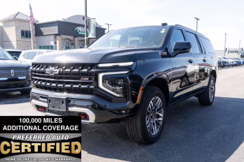 2025 Black Chevrolet Suburban Z71 4X4 SUV