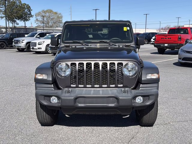 2024 Granite Crystal Metallic Clearcoat Jeep Wrangler Sport S 4X4 Convertible