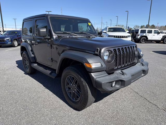 2024 Granite Crystal Metallic Clearcoat Jeep Wrangler Sport S 4X4 Convertible