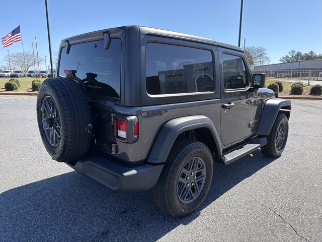 2024 Granite Crystal Metallic Clearcoat Jeep Wrangler Sport S 4X4 Convertible