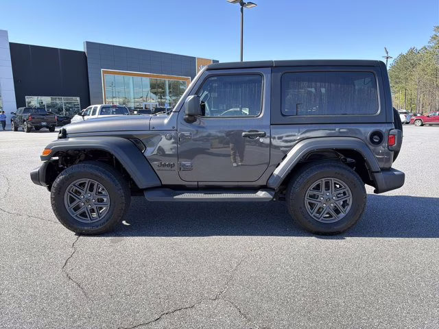 2024 Granite Crystal Metallic Clearcoat Jeep Wrangler Sport S 4X4 Convertible