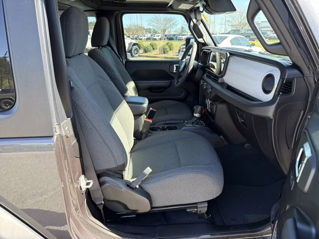 2024 Granite Crystal Metallic Clearcoat Jeep Wrangler Sport S 4X4 Convertible