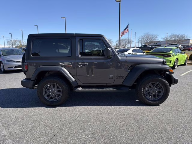 2024 Granite Crystal Metallic Clearcoat Jeep Wrangler Sport S 4X4 Convertible