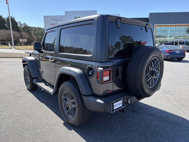 2024 Granite Crystal Metallic Clearcoat Jeep Wrangler Sport S 4X4 Convertible