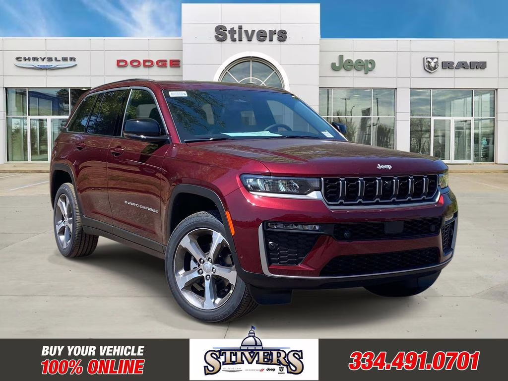 2026 Velvet Red Pearlcoat Jeep Grand Cherokee Limited 4X4 SUV