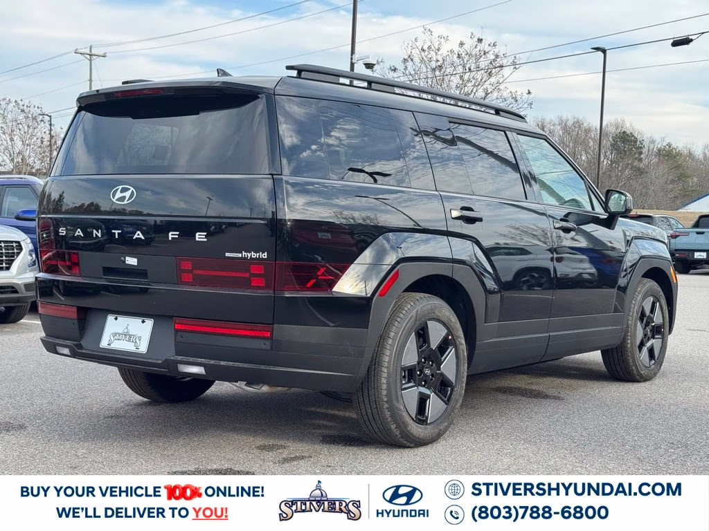 2026 Phantom Black Hyundai Santa Fe Hybrid SEL AWD SUV