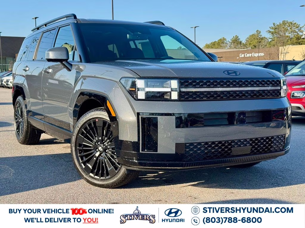 2026 Ecotronic Gray Hyundai Santa Fe Hybrid Calligraphy FWD SUV