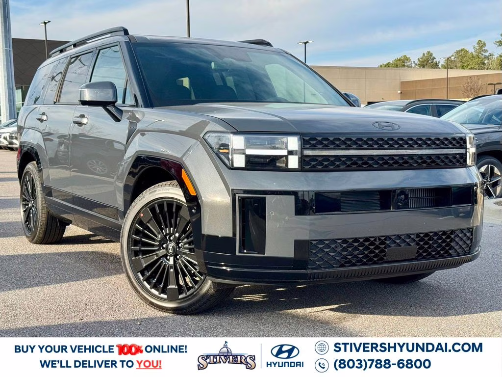 2026 Ecotronic Gray Hyundai Santa Fe Hybrid Calligraphy FWD SUV