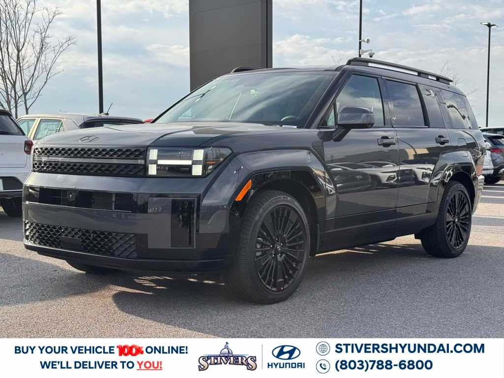 2026 Ecotronic Gray Hyundai Santa Fe Hybrid Calligraphy FWD SUV