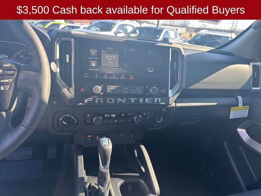 2026 Glacier White Nissan Frontier SV 4X4 Truck