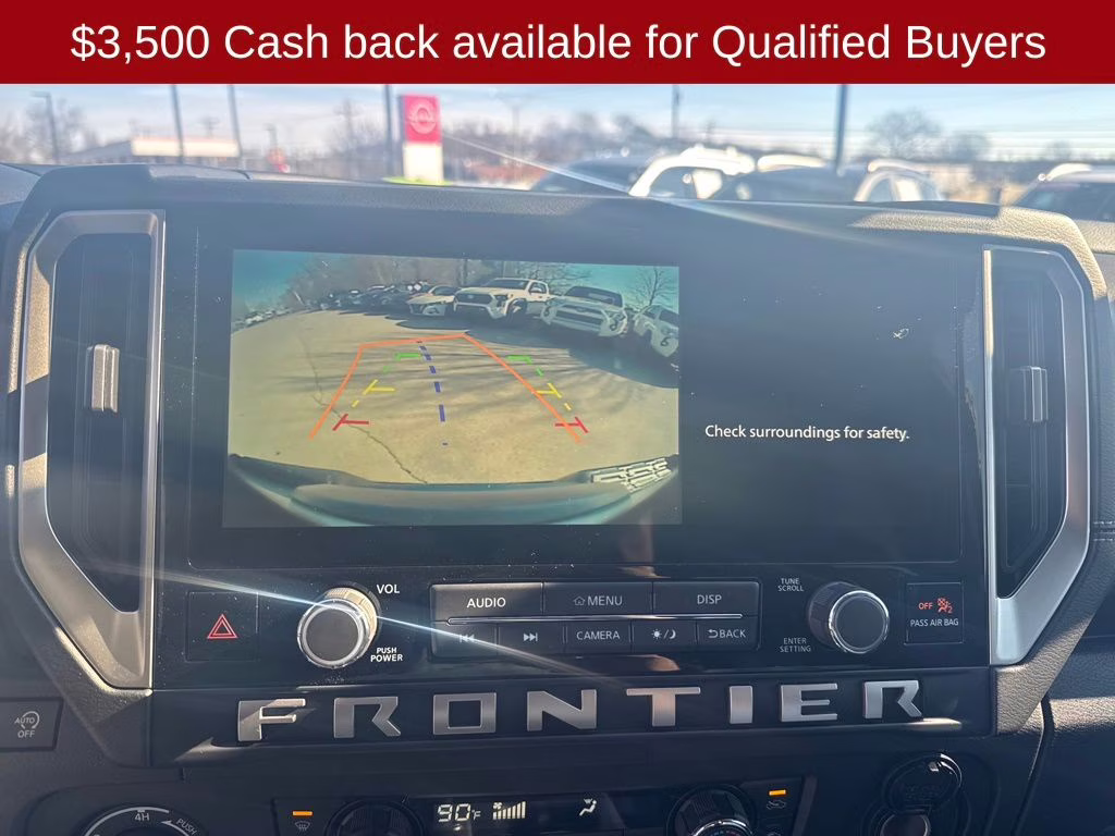 2026 Glacier White Nissan Frontier SV 4X4 Truck