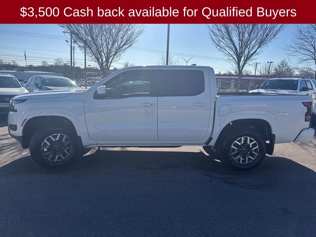 2026 Glacier White Nissan Frontier SV 4X4 Truck