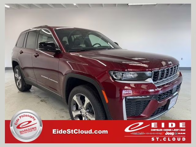2026 Velvet Red Pearlcoat Jeep Grand Cherokee Limited 4X4 SUV