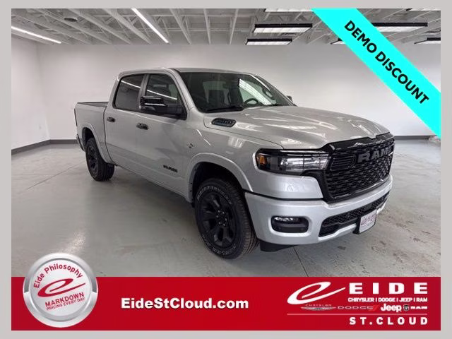 2026 Silver Zynith Ram 1500 Big Horn Night Edition 4X4 Truck