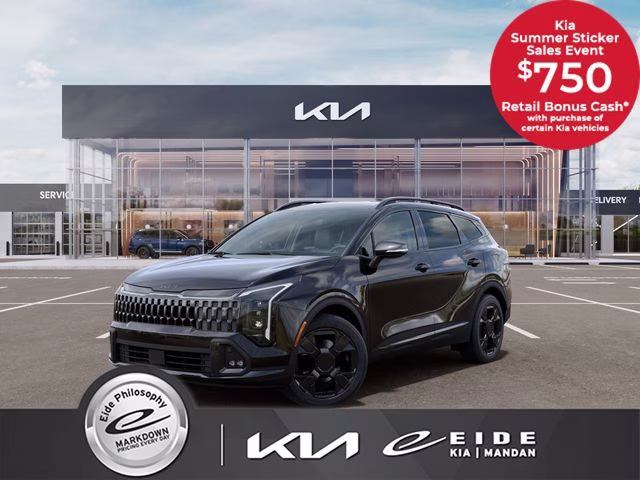 2026 Ebony Black Kia Sportage X-Line AWD SUV