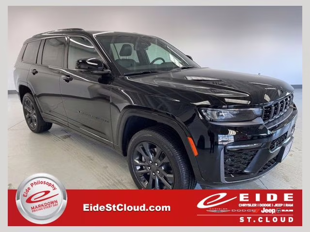 2026 Diamond Black Crystal Pearlcoat Jeep Grand Cherokee L Limited Reserve 4X4 SUV