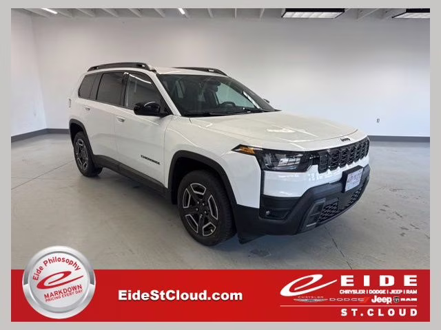 2026 Bright White Clearcoat Jeep Cherokee Laredo 4X4 SUV