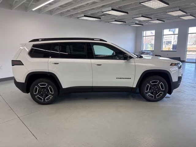 2026 Bright White Clearcoat Jeep Cherokee Laredo 4X4 SUV