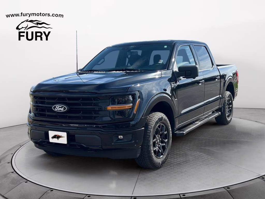 2024 Agate Black Metallic Ford F-150 XLT w/Black Appearance Pkg 4X4 Truck