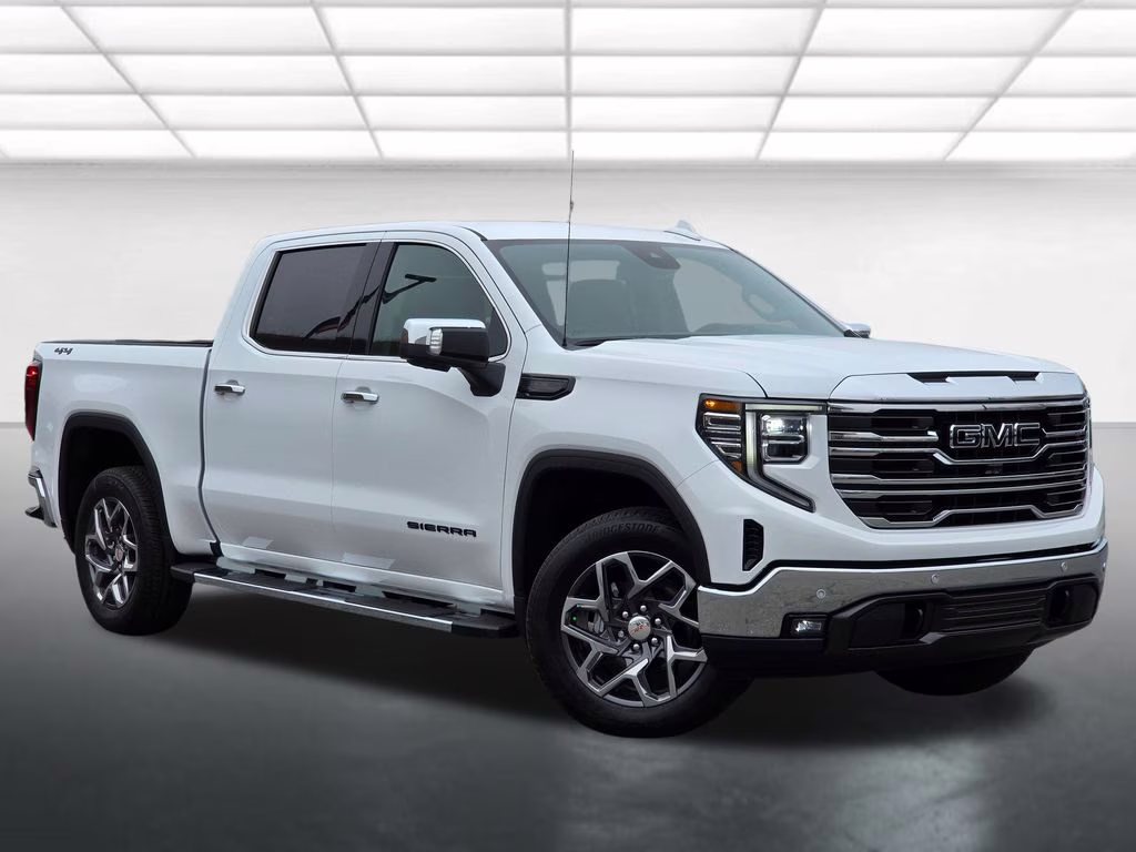2026 Summit White GMC Sierra 1500 SLT 4X4 Truck