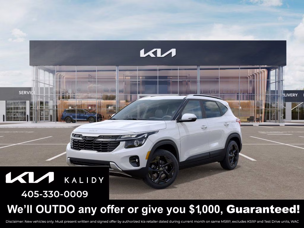 2026 Snow White Pearl Kia Seltos EX FWD SUV