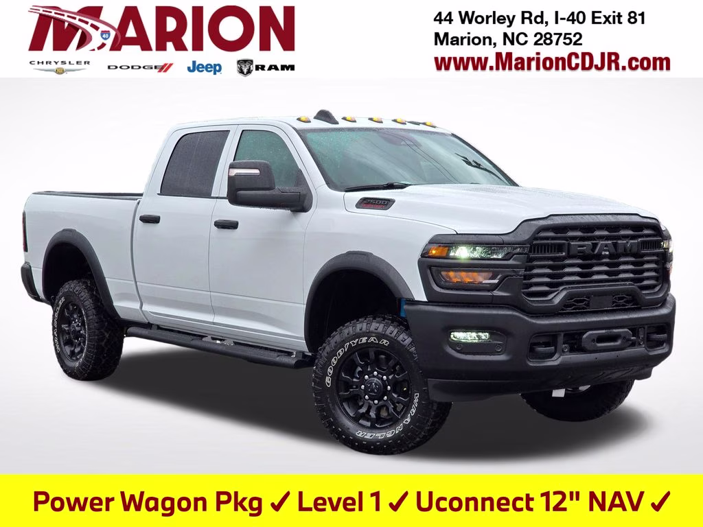2026 Bright White Clearcoat Ram 2500 Tradesman 4X4 Truck
