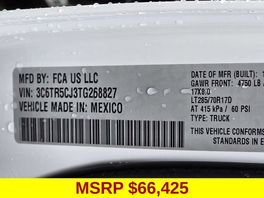 2026 Bright White Clearcoat Ram 2500 Tradesman 4X4 Truck
