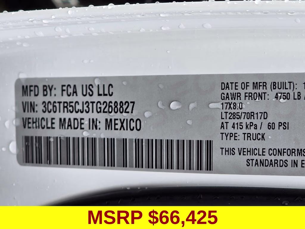 2026 Bright White Clearcoat Ram 2500 Tradesman 4X4 Truck