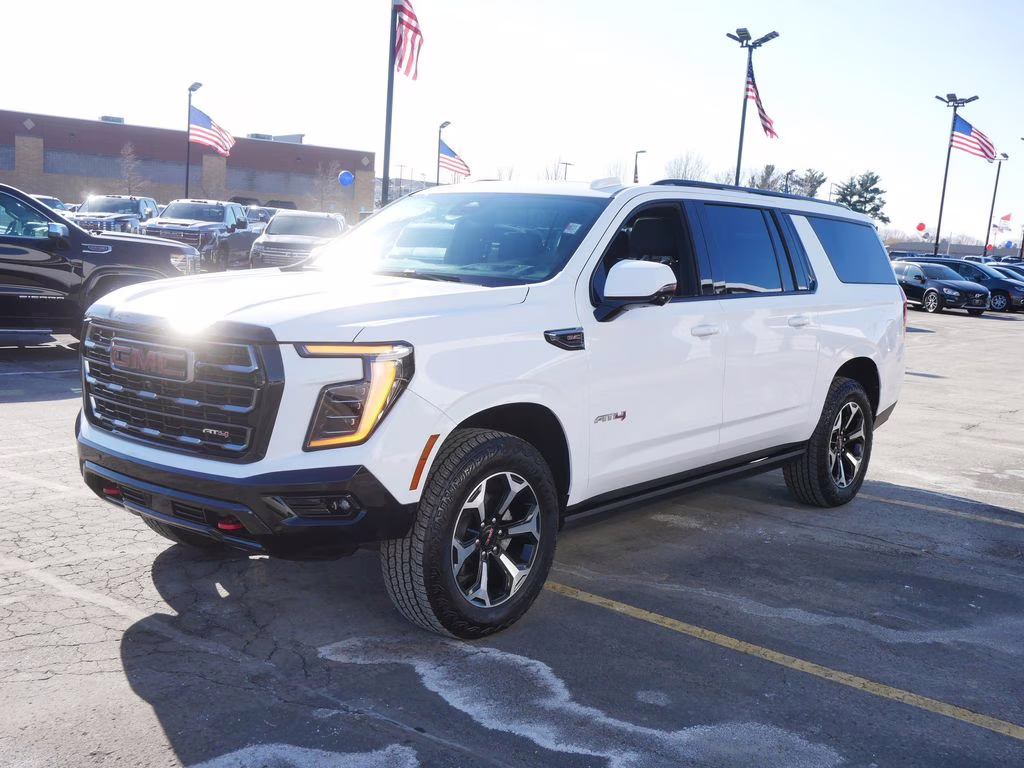 2025 Summit White GMC Yukon XL AT4 4X4 SUV