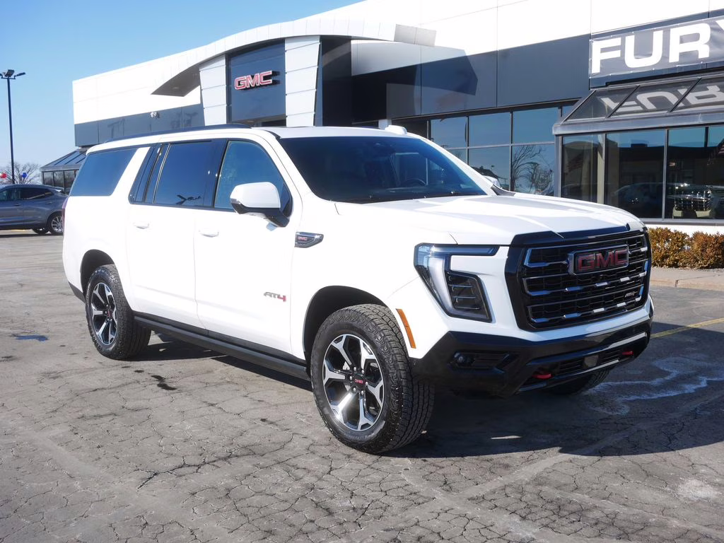 2025 Summit White GMC Yukon XL AT4 4X4 SUV