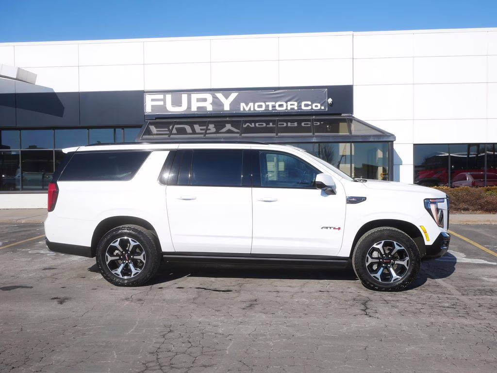 2025 Summit White GMC Yukon XL AT4 4X4 SUV