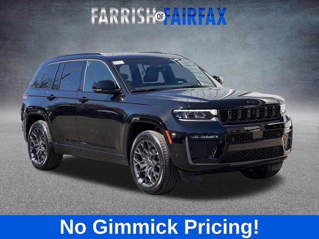 2026 Diamond Black Crystal Pearlcoat Jeep Grand Cherokee Summit 4X4 SUV