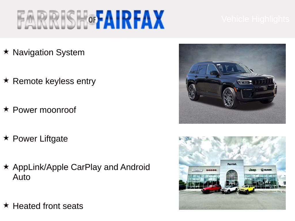 2026 Diamond Black Crystal Pearlcoat Jeep Grand Cherokee Summit 4X4 SUV