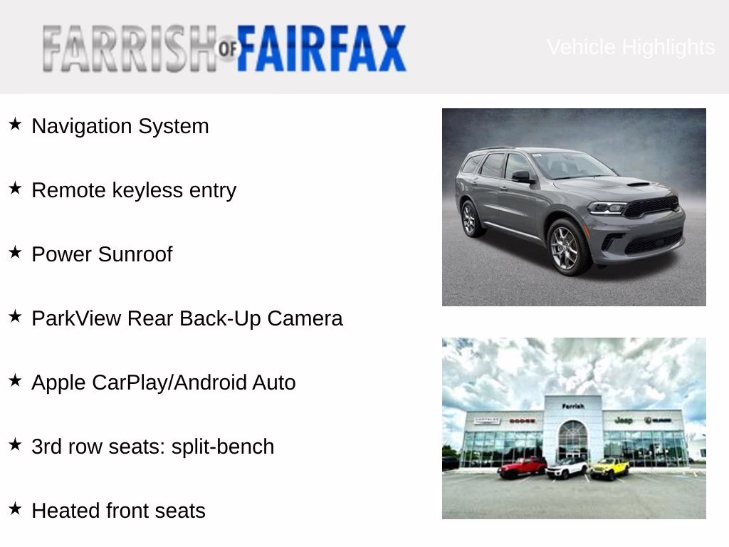 2026 Destroyer Gray Clearcoat Dodge Durango GT Plus HEMI V8 AWD SUV