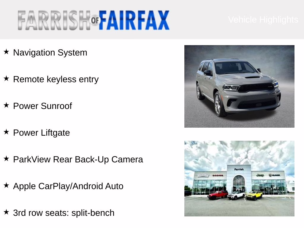 2026 Destroyer Gray Clearcoat Dodge Durango GT Plus HEMI V8 AWD SUV